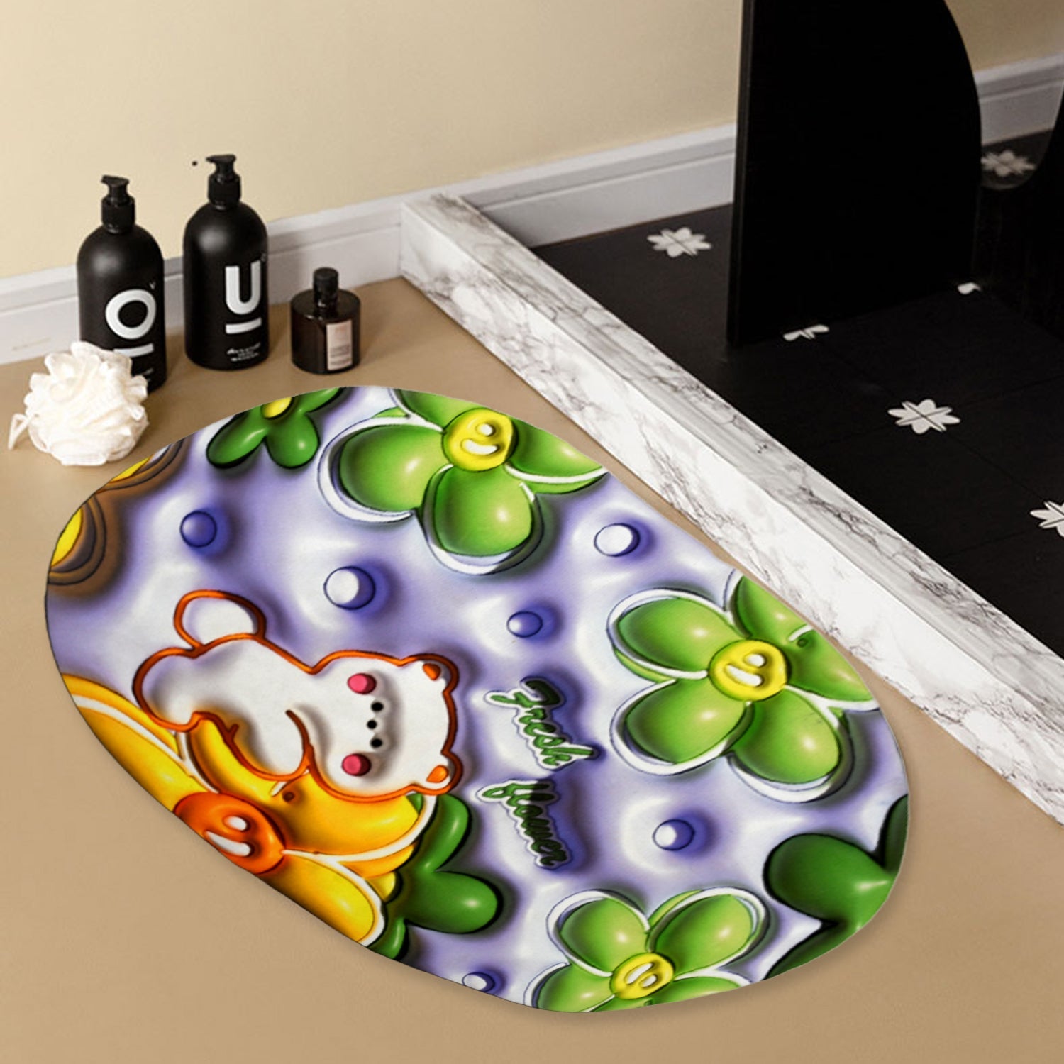 4598 Super Absorbent Floor Mat, Non Slip Bath Mat Easter Quick Dry Bath Mat Rug for Bathroom Bathtub fit Under Door 4598 Super Absorbent Floor Mat, Non Slip Bath Mat Easter Quick Dry Bath Mat Rug for Bathroom Bathtub fit Under Door